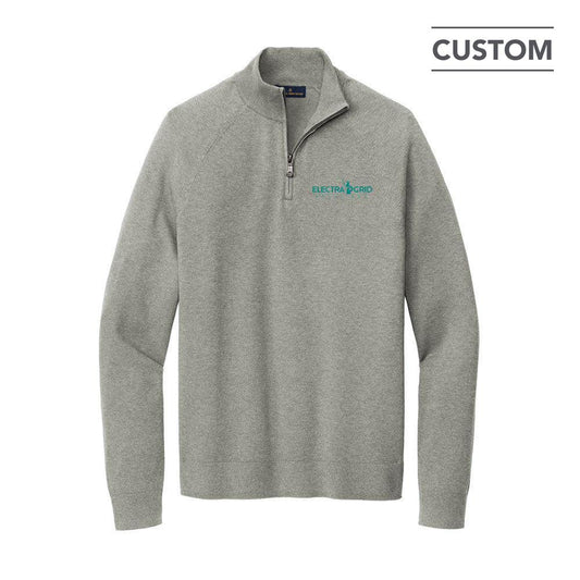 Brooks Brothers Cotton Stretch 1/4-Zip Sweater