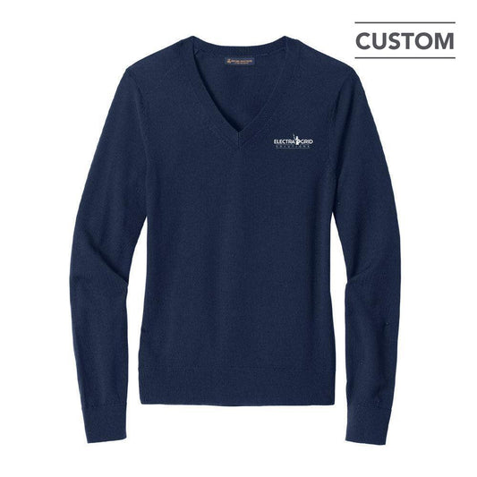 Brooks Brothers Women's Washable Merino V-Neck Sweater