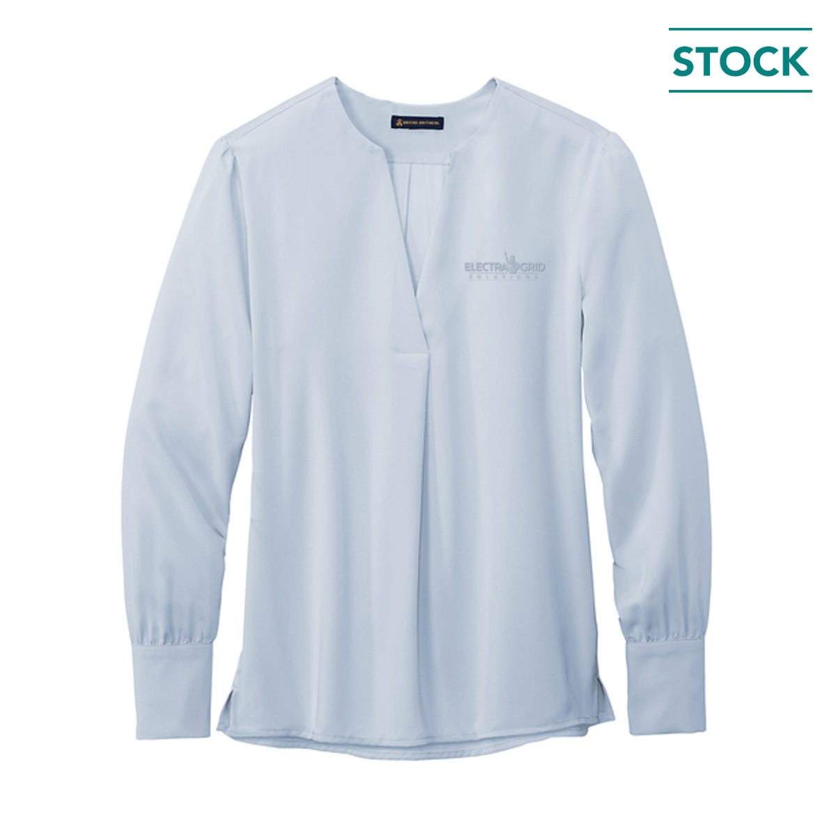 Brooks Brothers Women's Open-Neck Satin Blouse