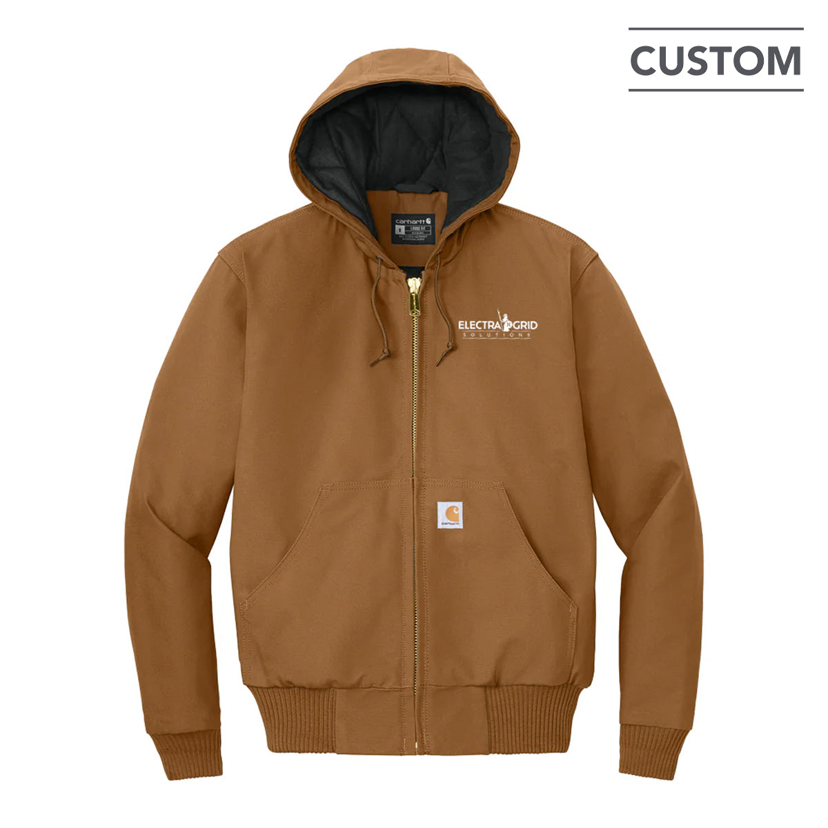 Carhartt® Quilted-Flannel-Lined Duck Active Jacket