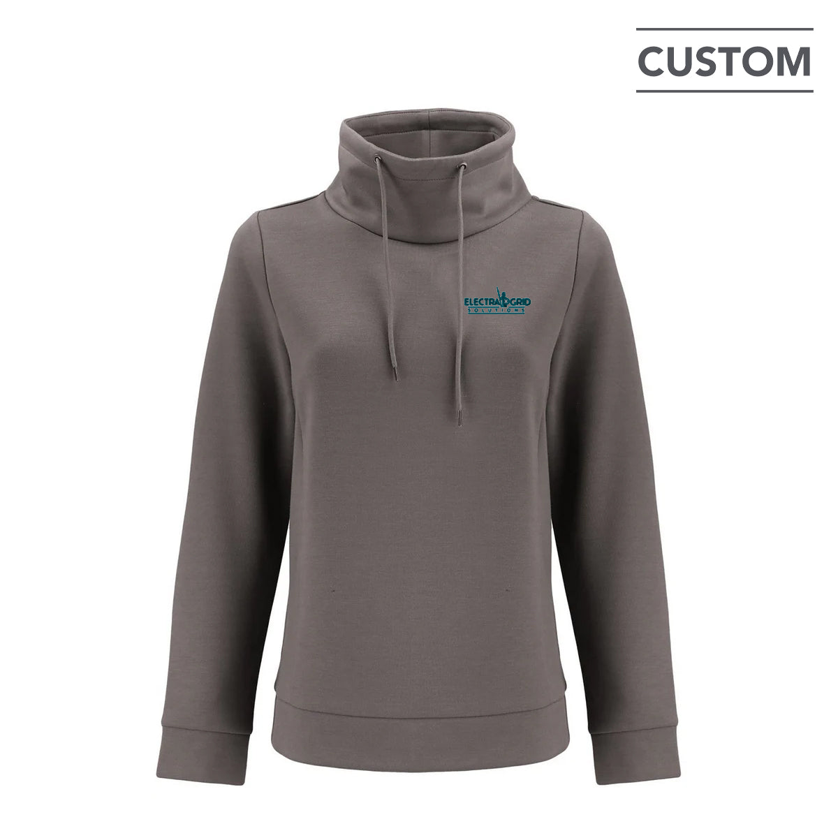 Clique Haven Recycled Womens High Collar Pullover Sweatshirt