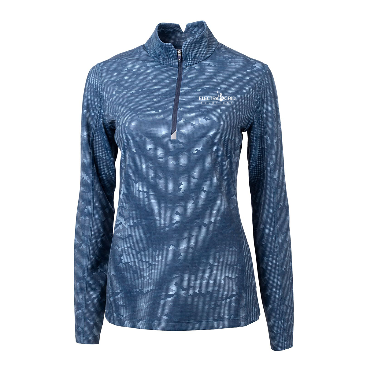 EG Cutter & Buck Eco Camo Print Ladies Qaurter Zip