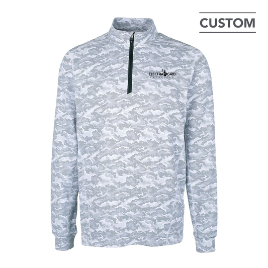 EG Cutter & Buck Eco Camo Print Qaurter Zip