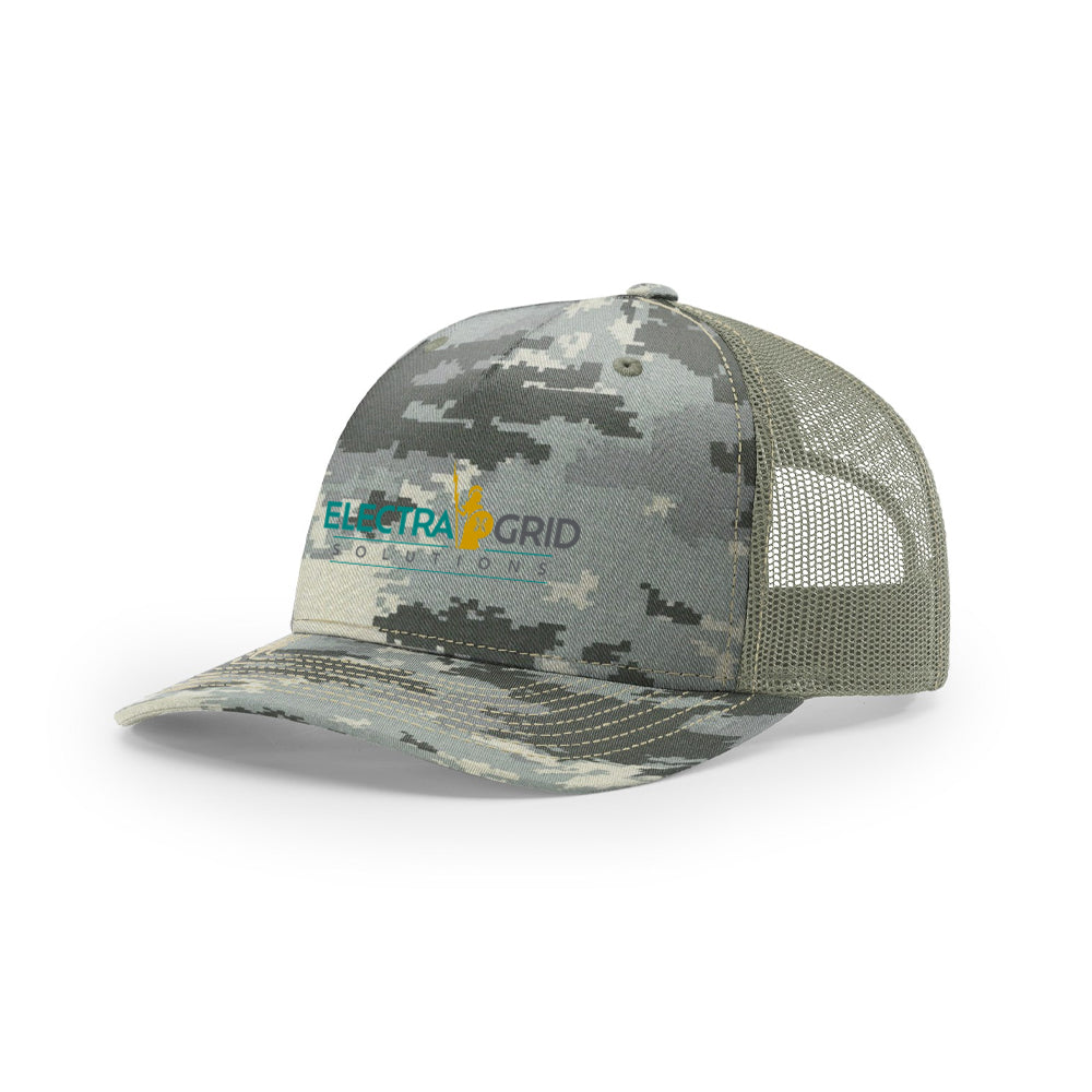 Richardson Camo Mesh Caps