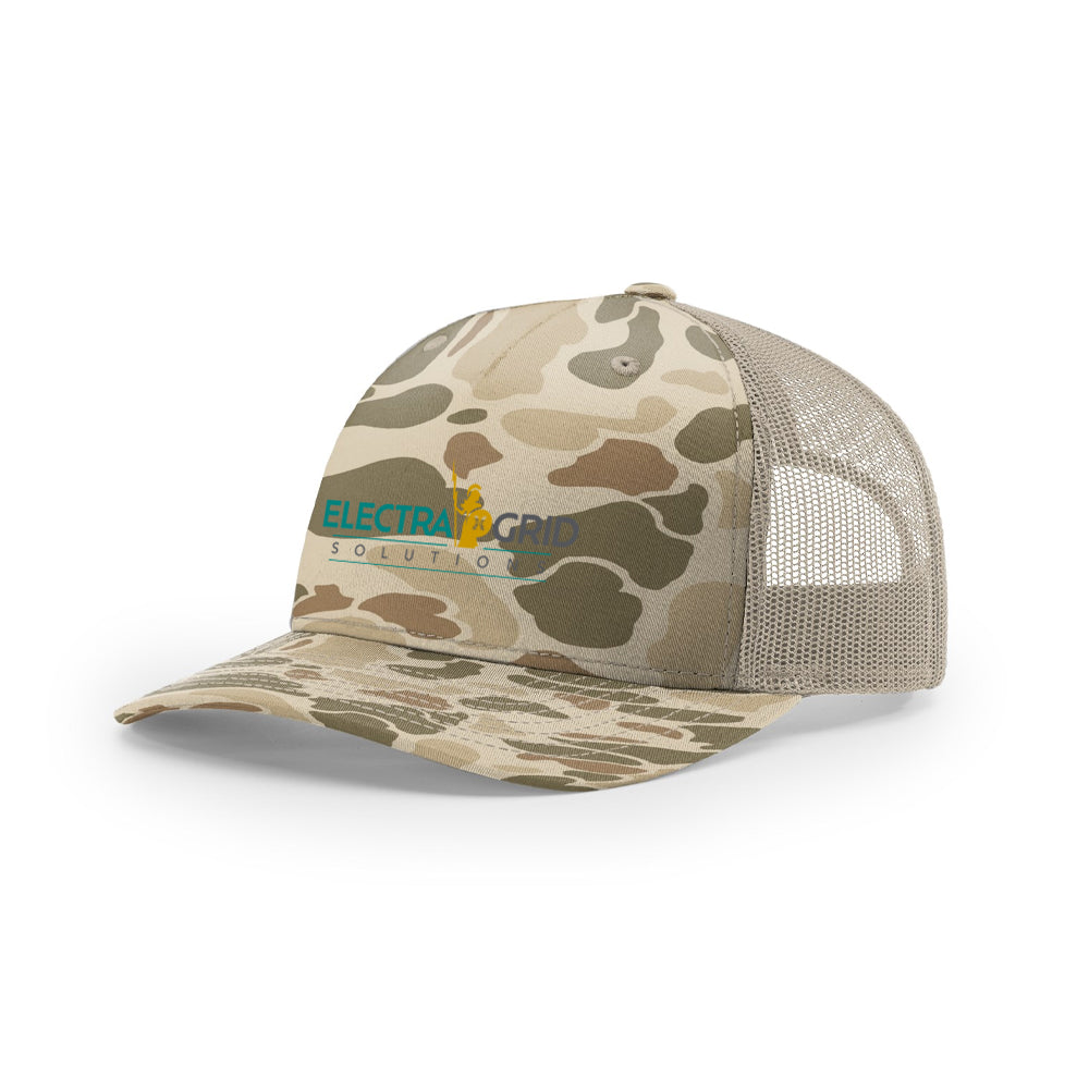 Richardson Camo Mesh Caps
