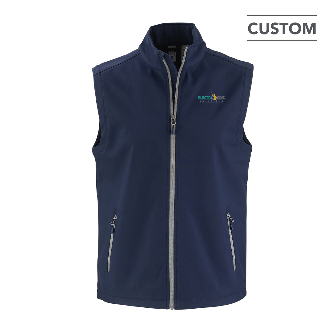Electra Grid Full Zip Mens Softshell Vest