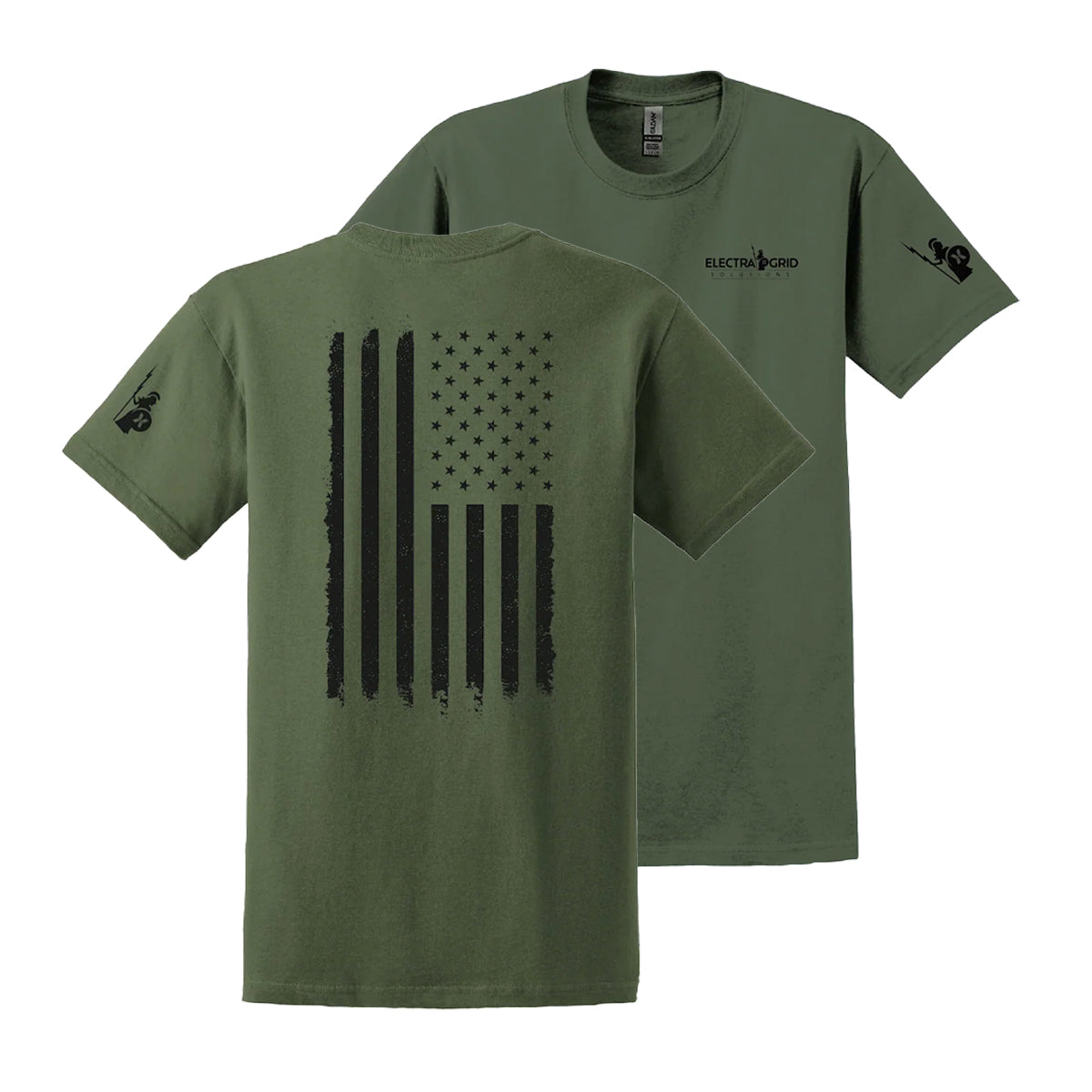 Electra Grid American Flag Tee