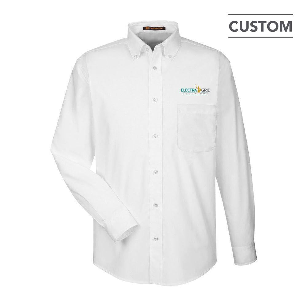 Harriton Men's Tall Essential Poplin