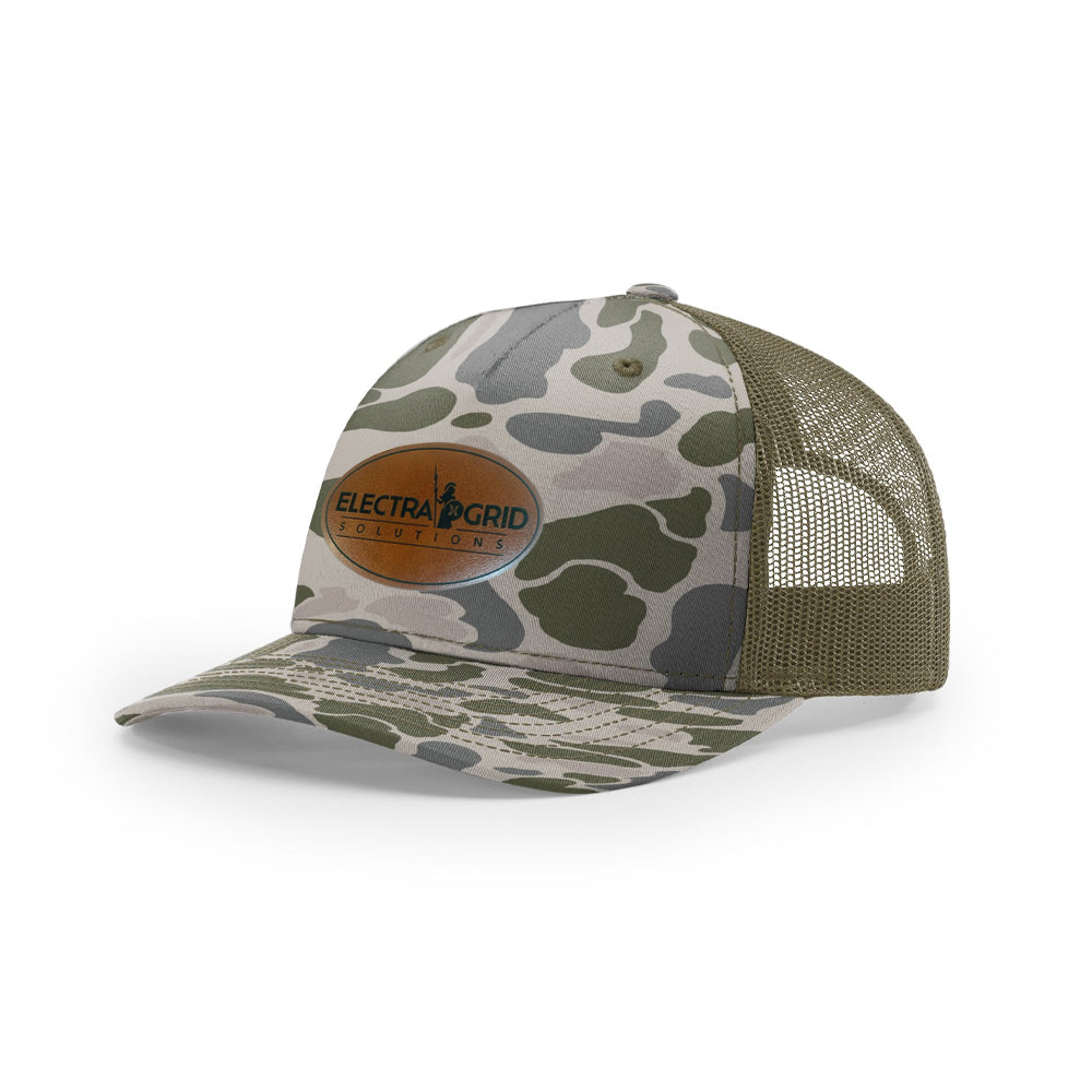 Richardson Camo Mesh Caps