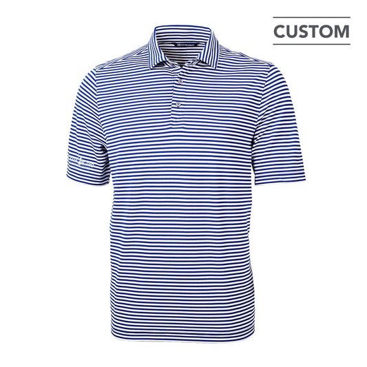 EG Men's Striped Recycled Polo