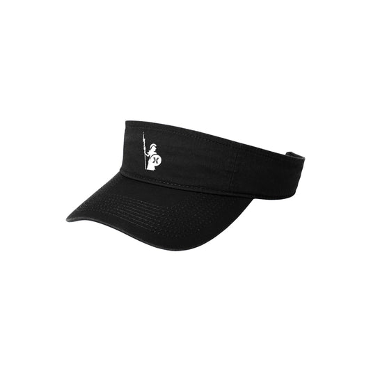 Black Visor with Small EG Lady Logo