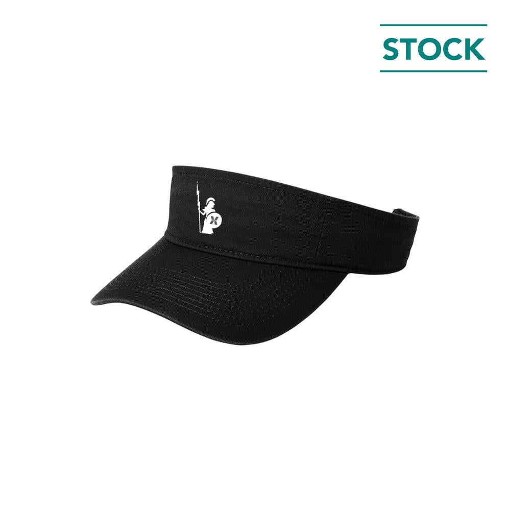 Black Visor with Small EG Lady Logo