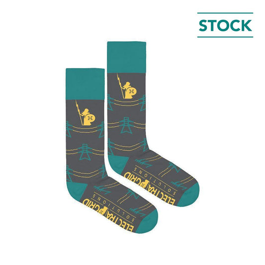 Electra Grid Cotton Crew Socks