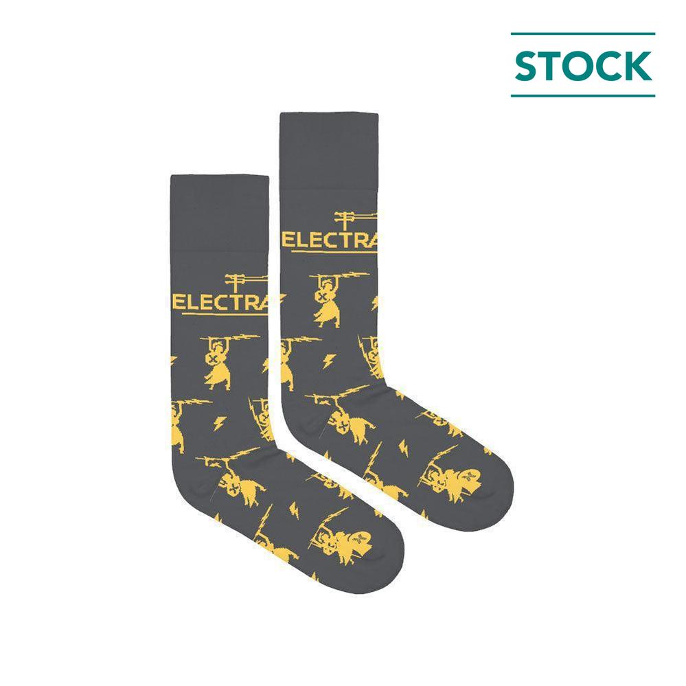 ElectraLines Cotton Crew Socks