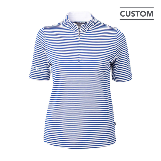 EG Striped Recycled Ladies Polo