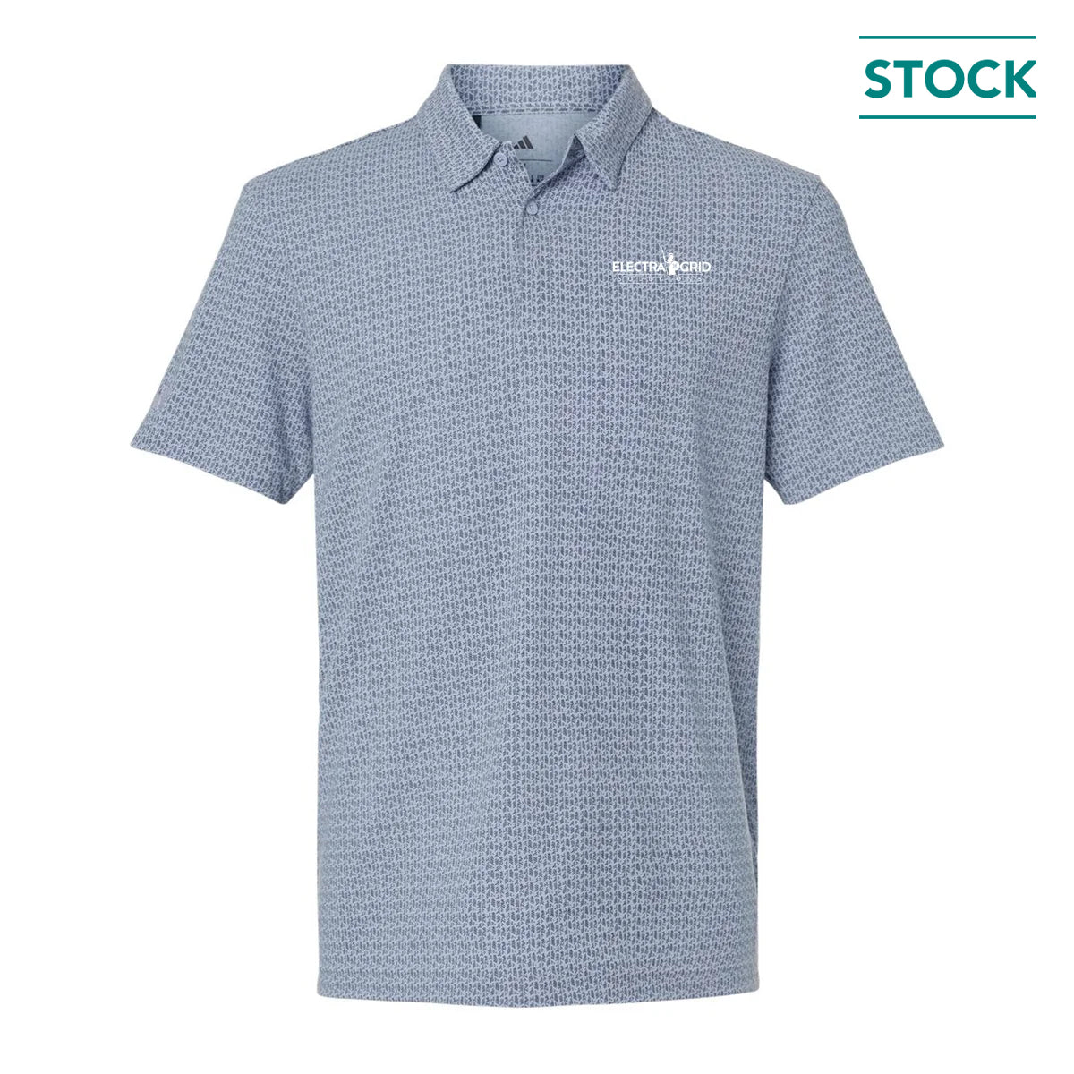 Adidas Men's Blended Printed Polo-stock