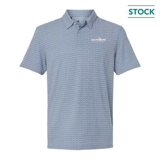 Adidas Men's Blended Printed Polo-stock