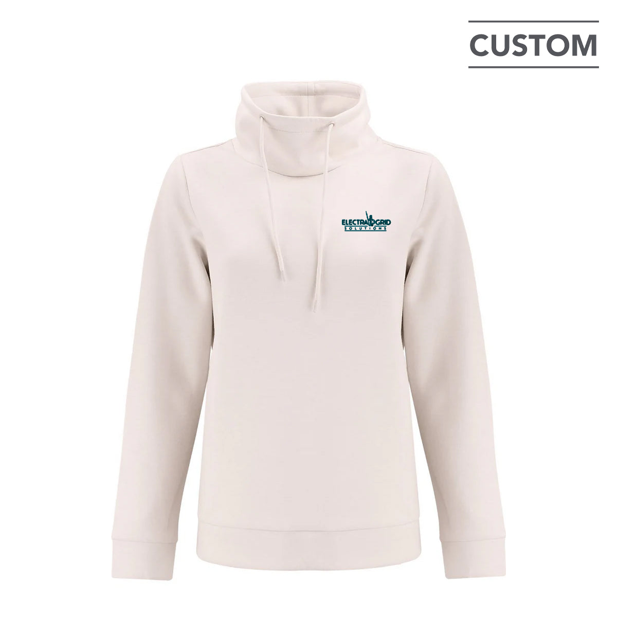 Clique Haven Recycled Womens High Collar Pullover Sweatshirt