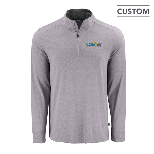 Cutter & Buck Forge Recycled Four-Way Stretch Mens Quarter Zip Pullover