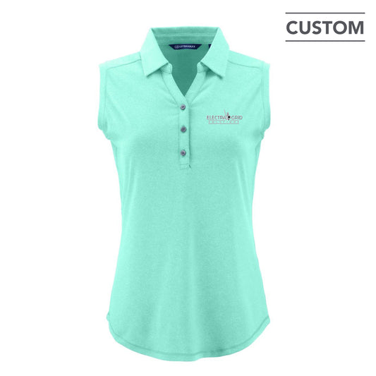 Cutter & Buck Forge Recycled Four-Way Stretch Womens Sleeveless Polo