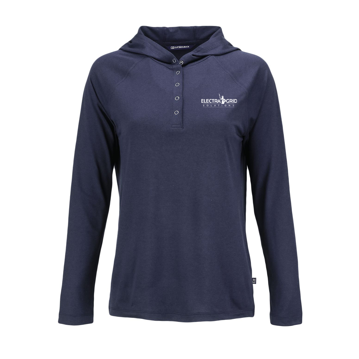 EG Cutter & Buck Women's Coastline Hooded Shirt