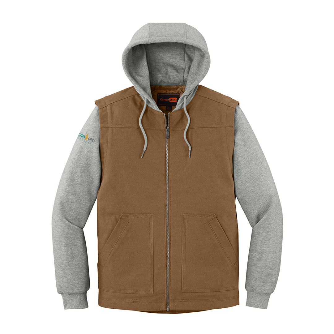 Electra Grid Duck Fleece Full-Zip Hooded Jacket