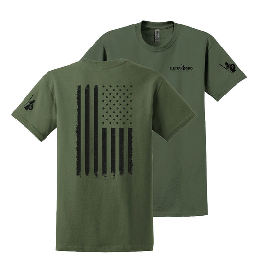 Electra Grid American Flag Tee