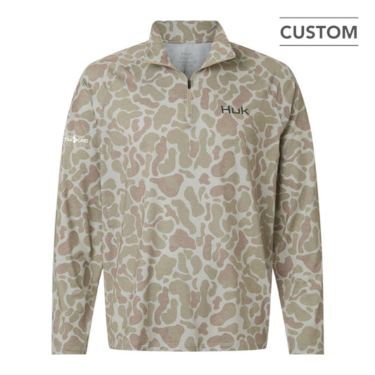 HUK Men's Airweight Quarter-Zip Pullover