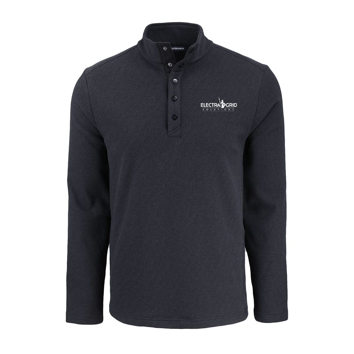 EG Men's Recycled Fleece Snap Pullover