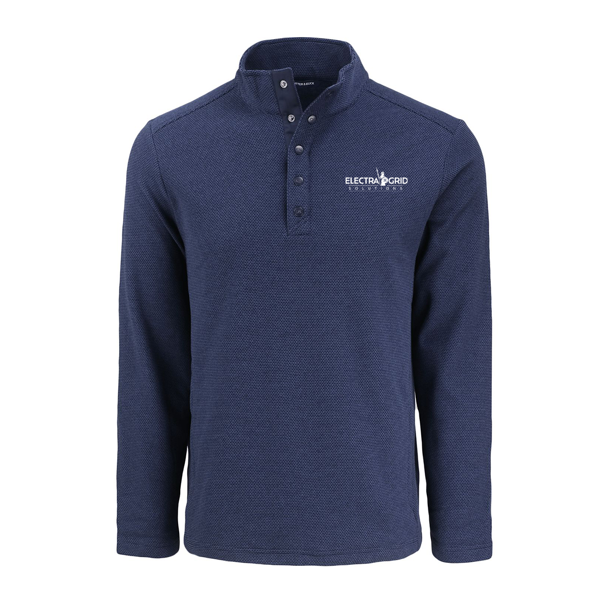 EG Men's Recycled Fleece Snap Pullover