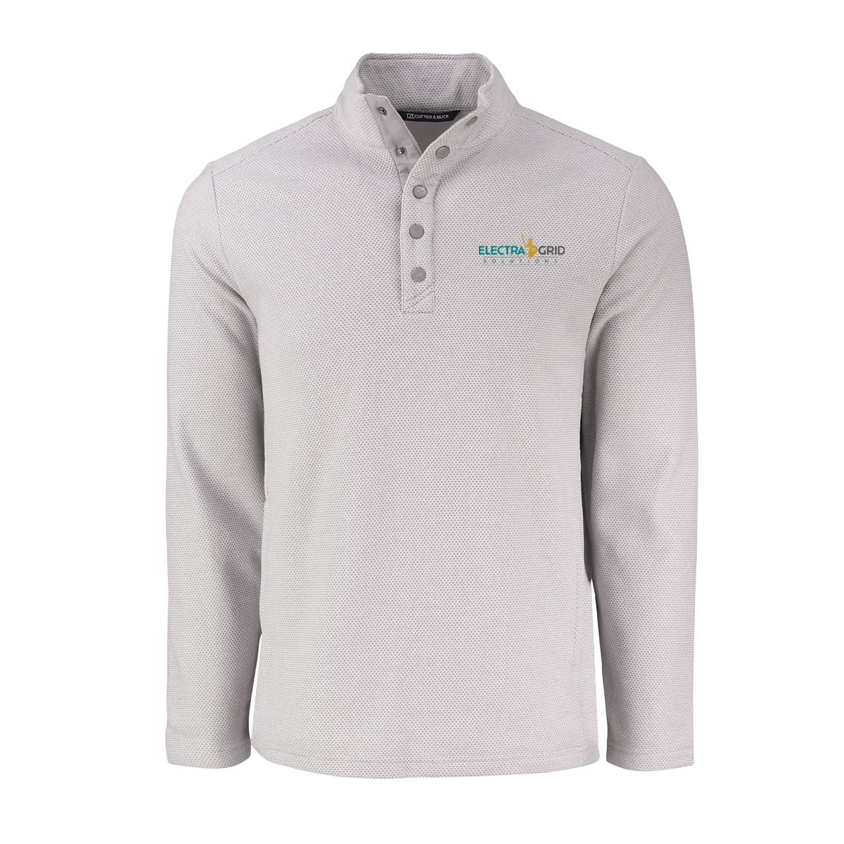 EG Men's Recycled Fleece Snap Pullover