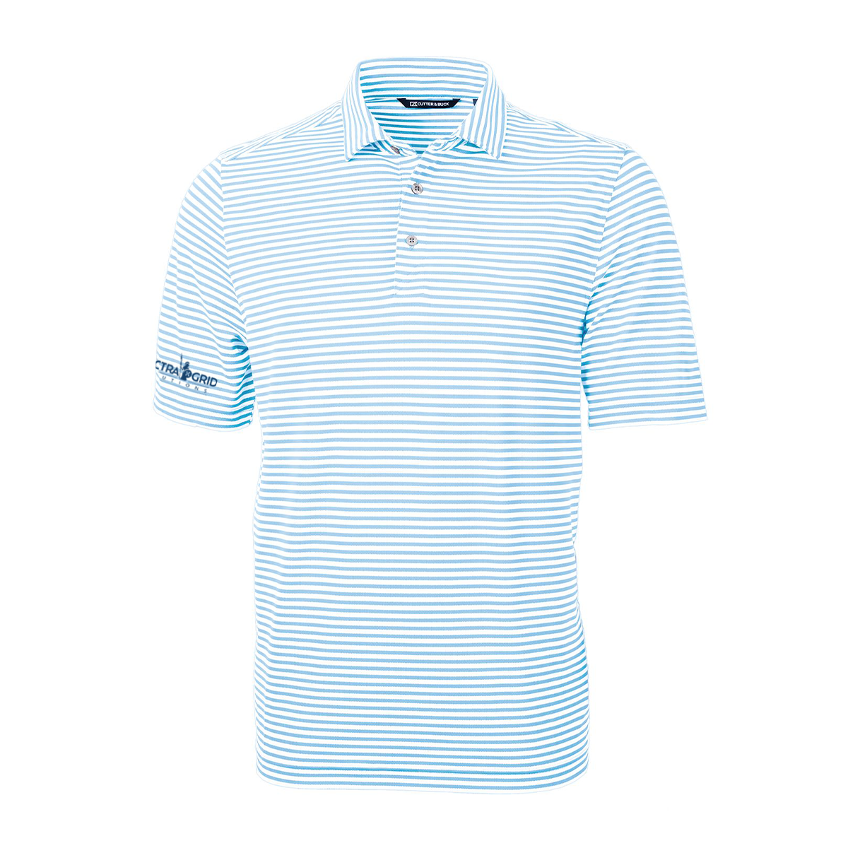 EG Men's Striped Recycled Polo