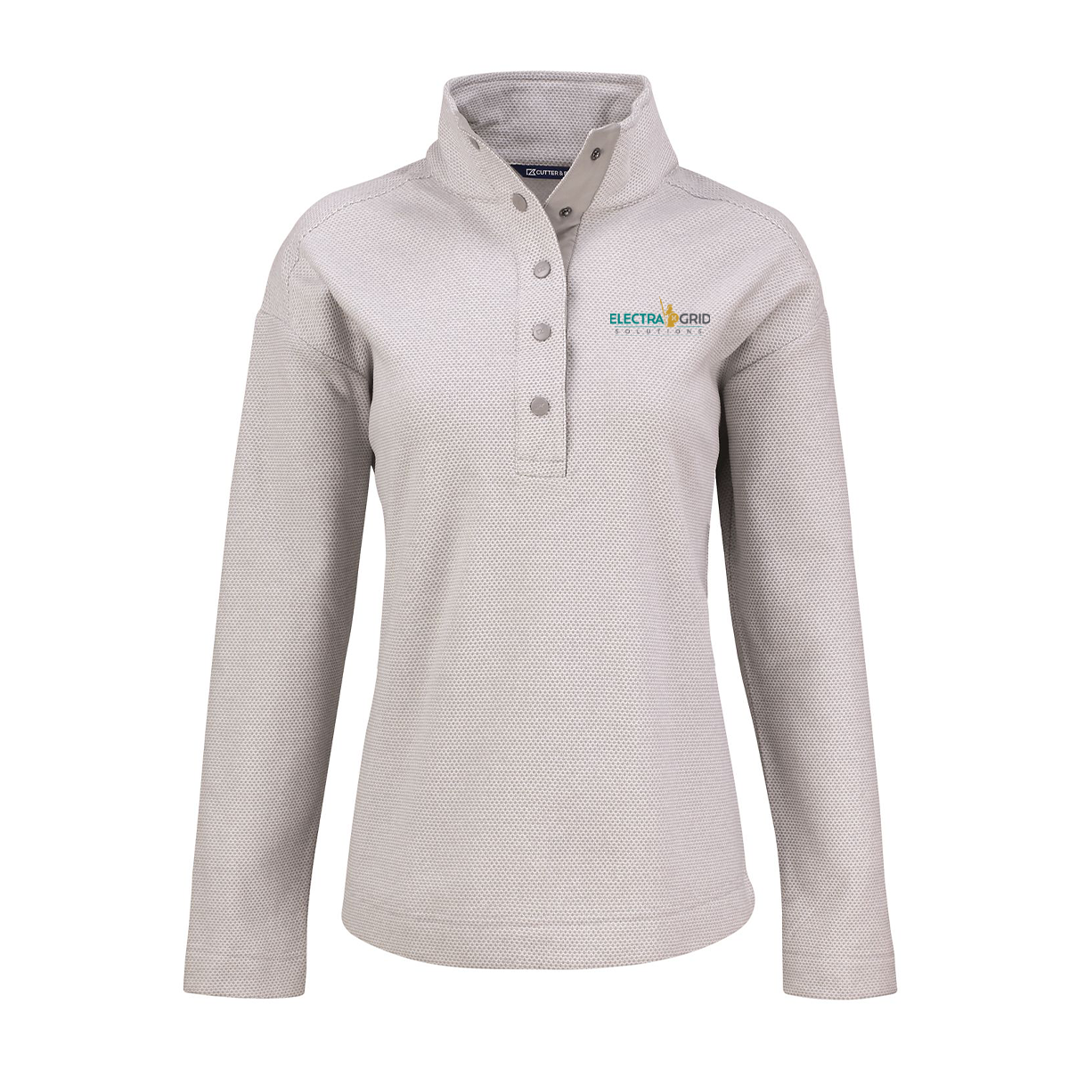EG Women's Recycled Fleece Snap Pullover