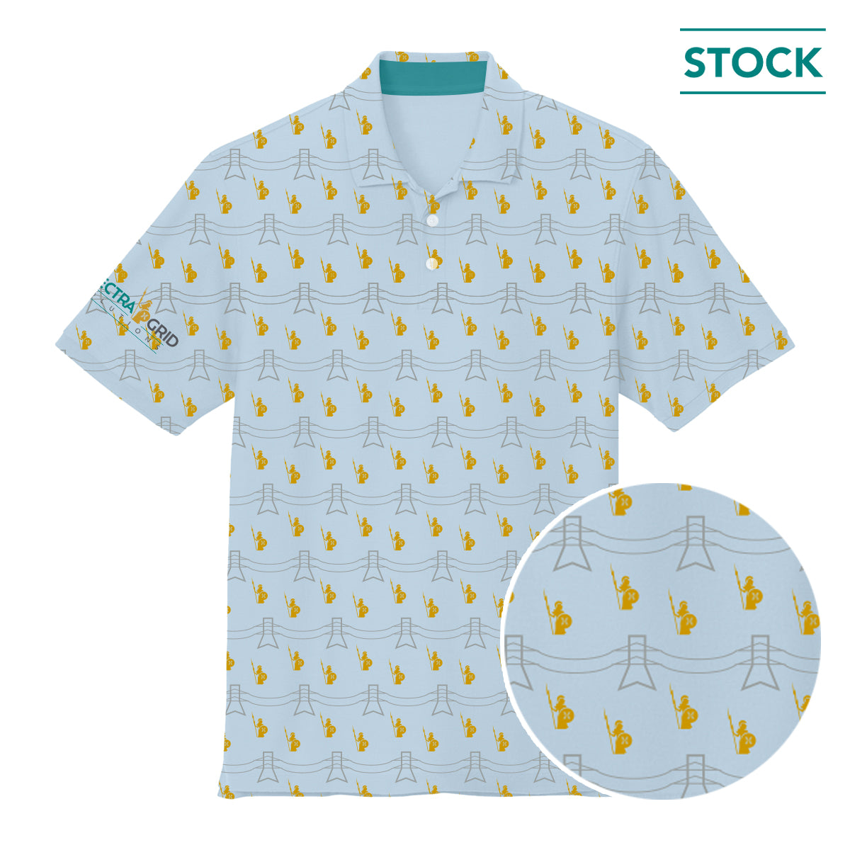 Electra Grid Printed Men's Polos