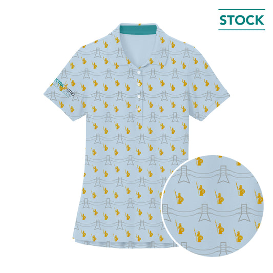 Electra Grid Printed Women's Polo